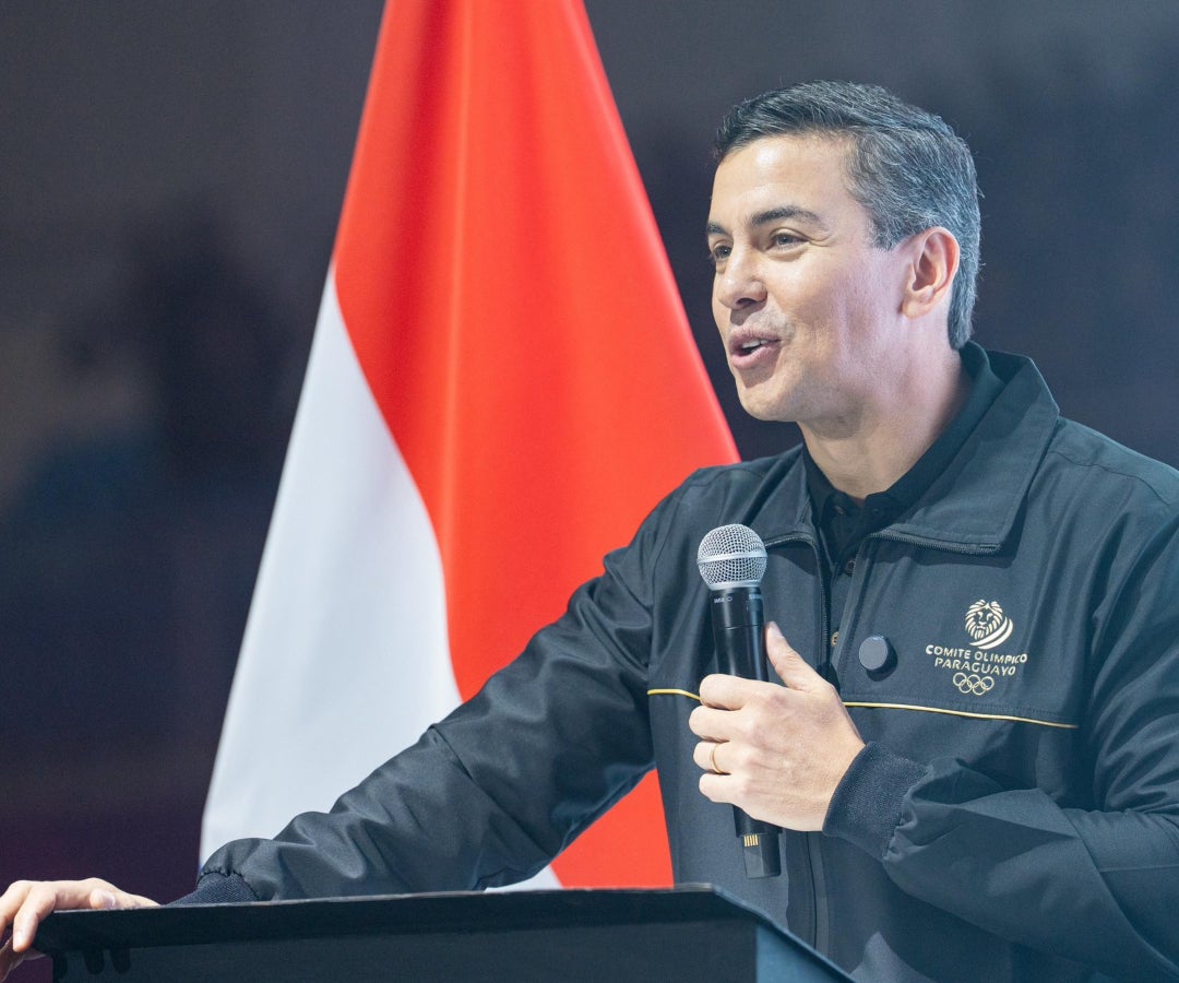 El presidente de Paraguay, Santiago Peña