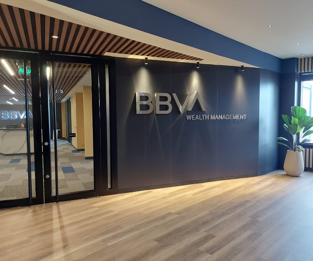 Vista general de una de las nuevas oficina de Bbva Wealth