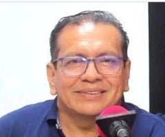 El periodista Gustavo Chincangana Álvarez