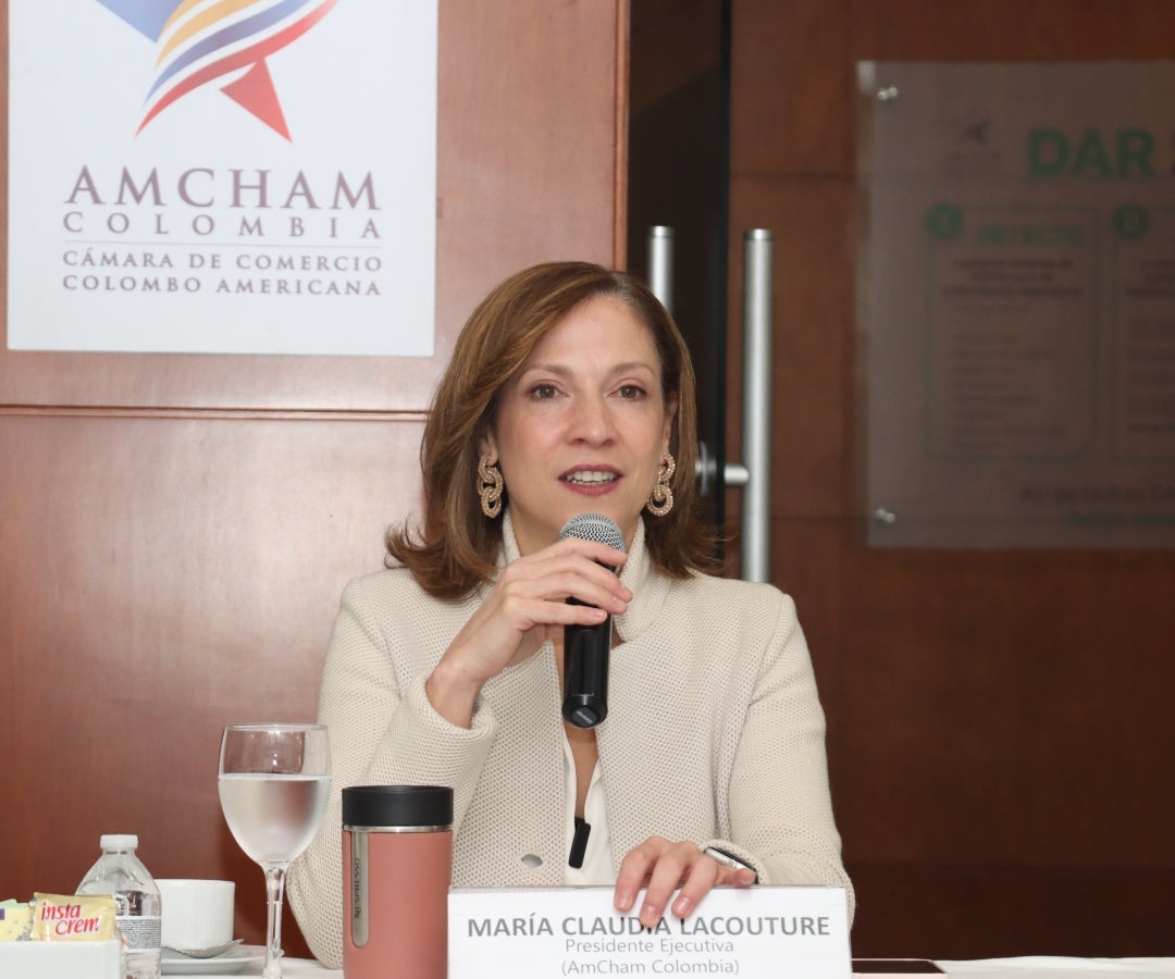 María Claudia Lacouture, presidente de Amcham