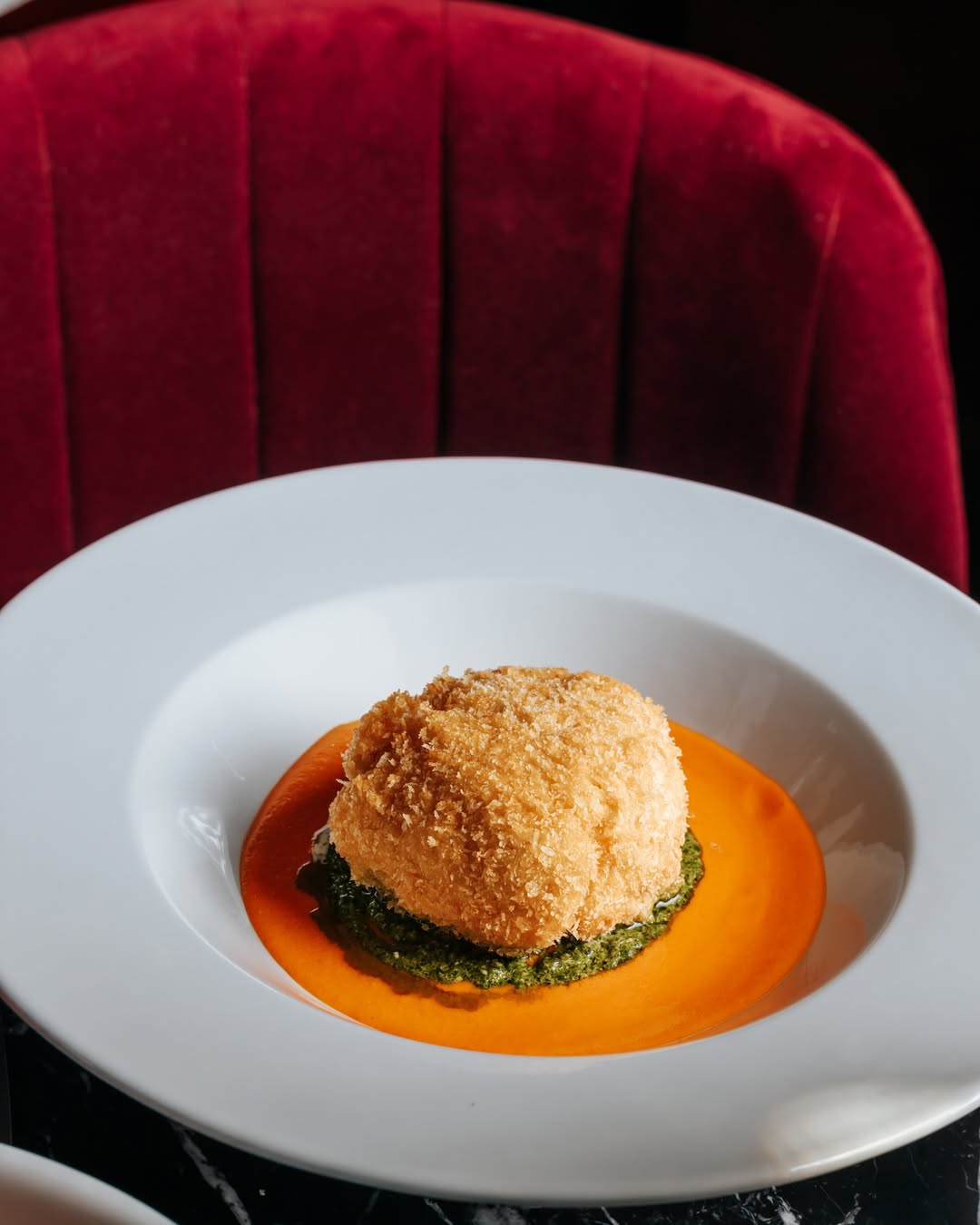 Burrata al vodka para los amantes de textura crujiente