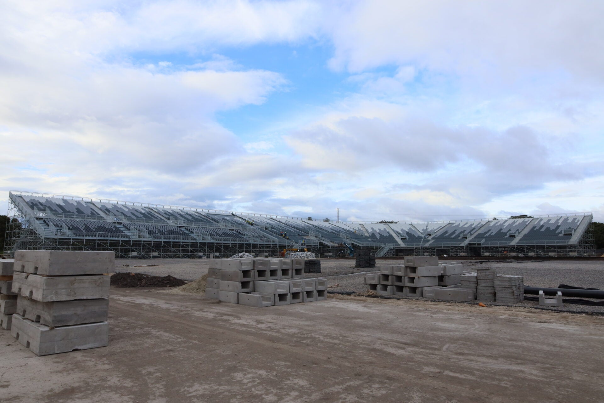 Esta es la parte en donde irá la tarima de los artistas que se presentarán.