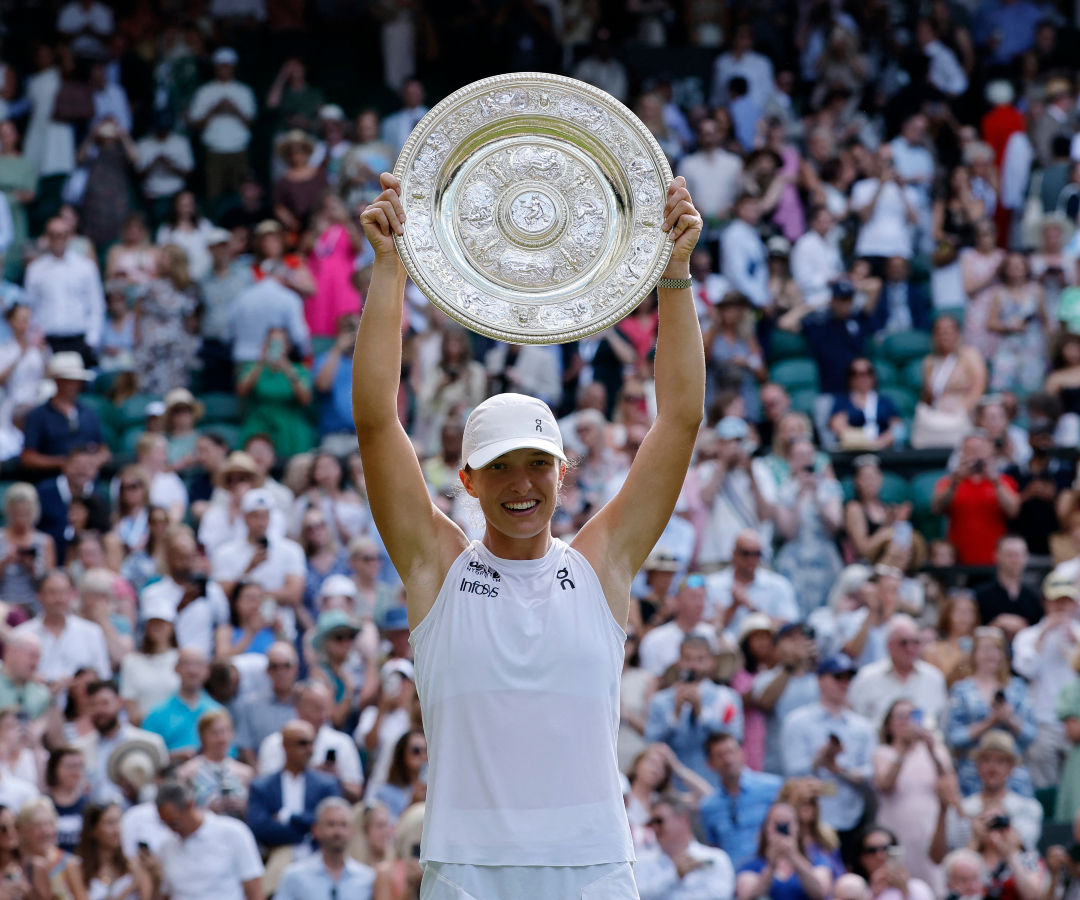 Iga Swiatek, ganadora del Wimbledon