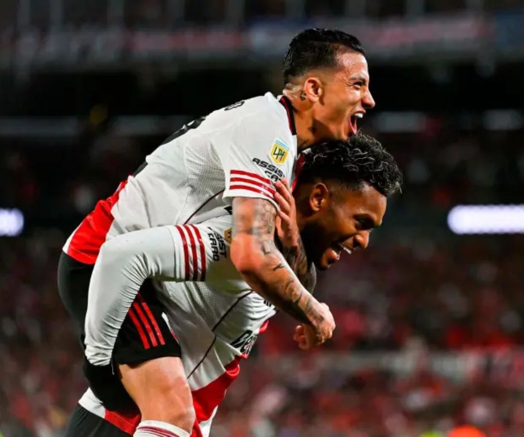 El colombiano Miguel Ángel Borja convirtió el tercer gol con asistencia de Gonzalo Martínez para completar el triunfo de River a los 91 minutos
