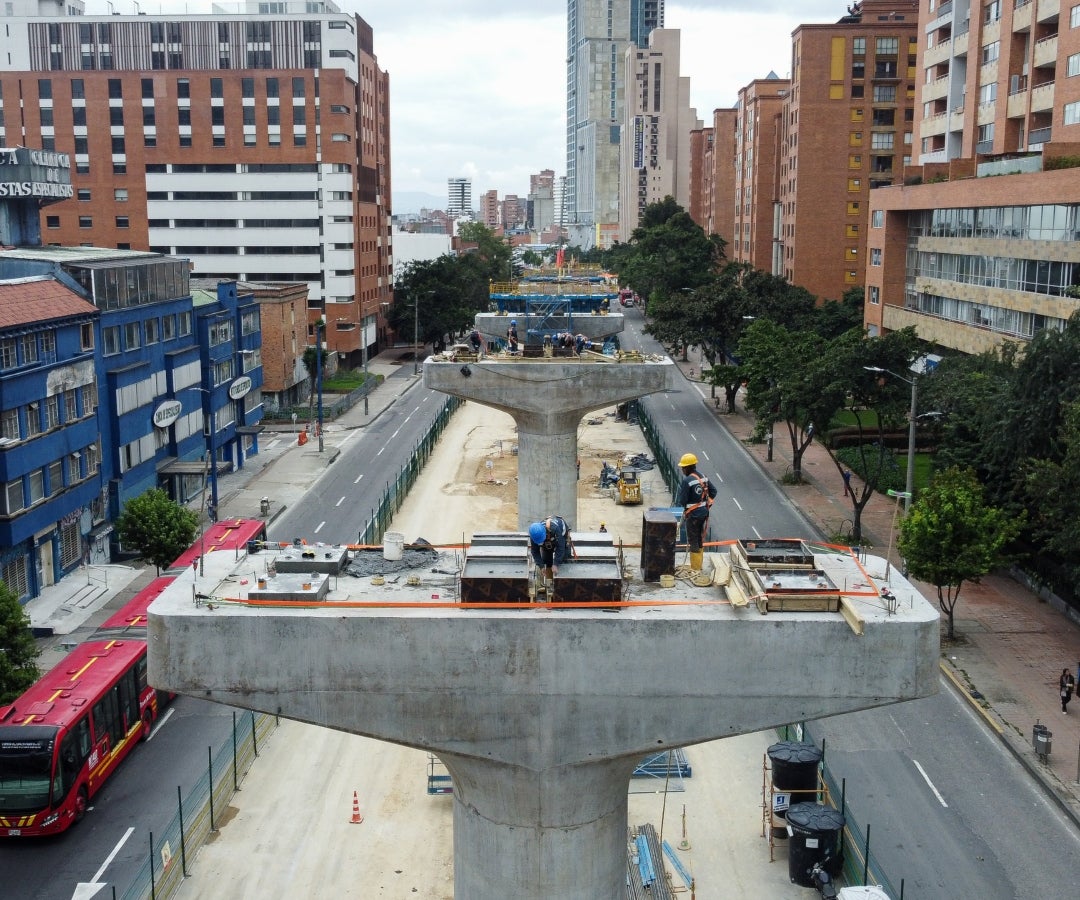 Pilares del Metro de Bogotá