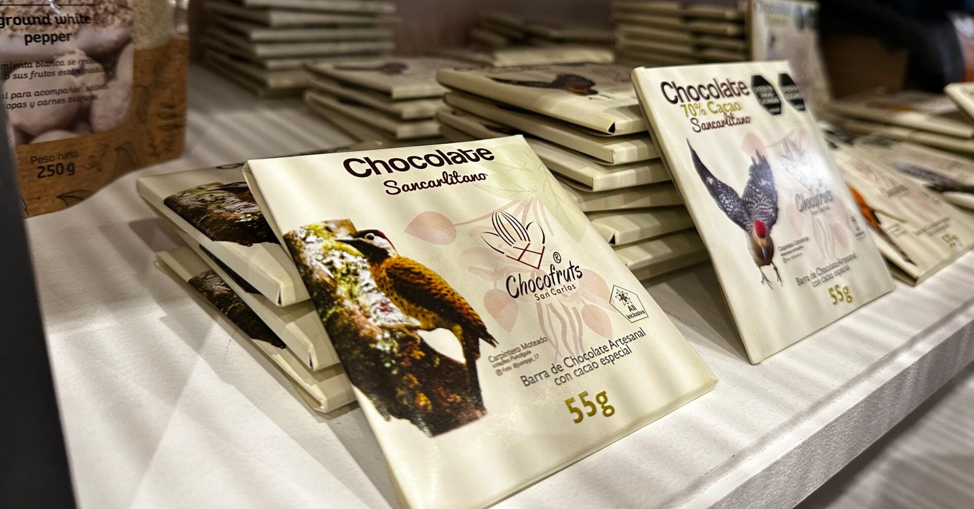 Barras de chocolate de Chocofruts