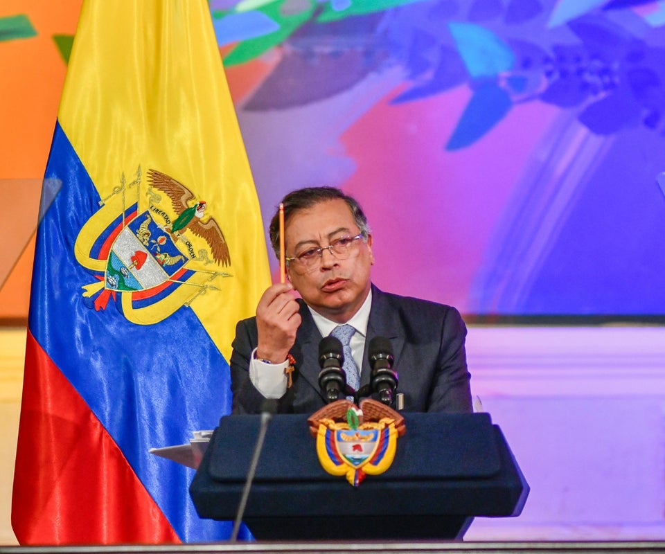 Gustavo Petro en la instalación de las sesiones ordinarias del Congreso.