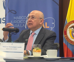 Eduardo Montealegre, ministro de Justicia