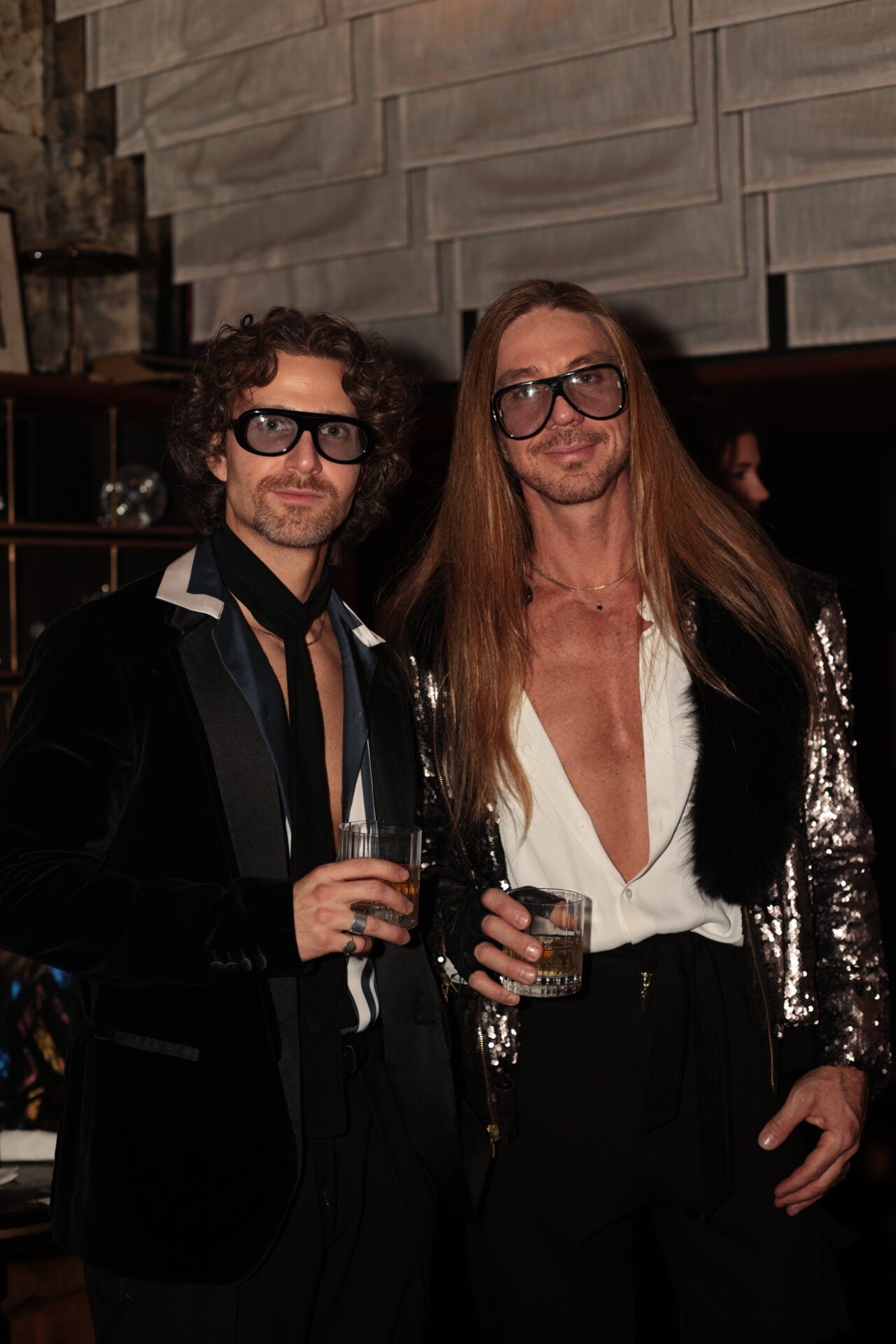 José Miguel Numo, modelo y actor; y Javier Mera, arquitecto.