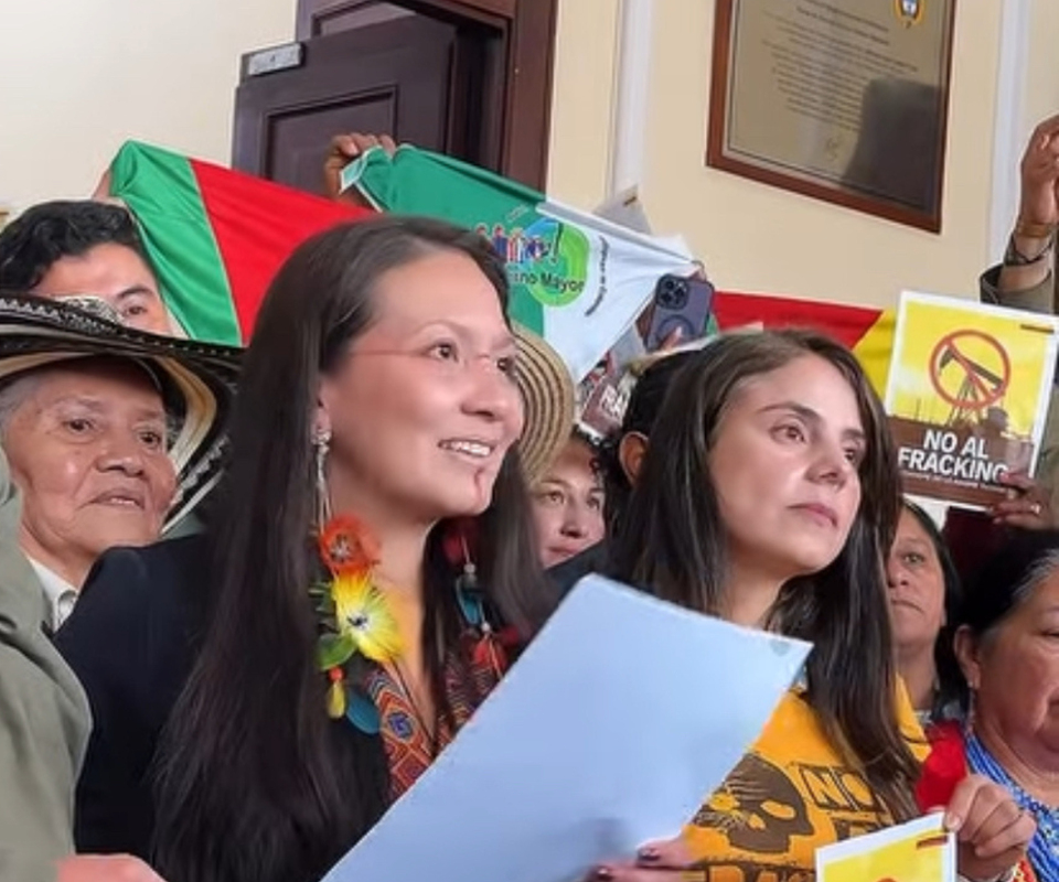 Ministra de ambiente, Lena Estrada