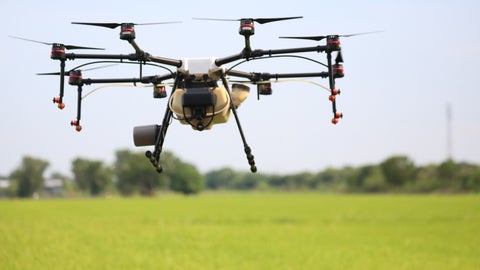 Actualmente se usan drones para tomar fotografías que permiten saber el estado de los suelos