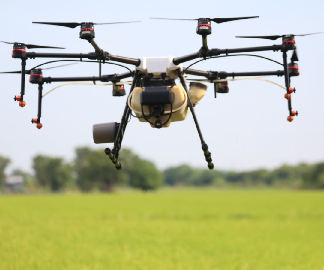 Actualmente se usan drones para tomar fotografías que permiten saber el estado de los suelos