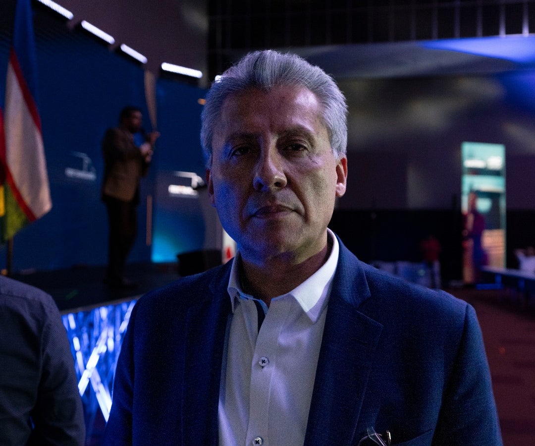 El presidente de Fedetranscarga, Arnulfo Cuervo Aguilera