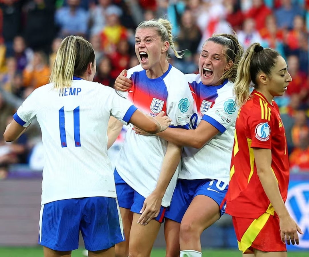 Inglaterra empató en el minuto 57.