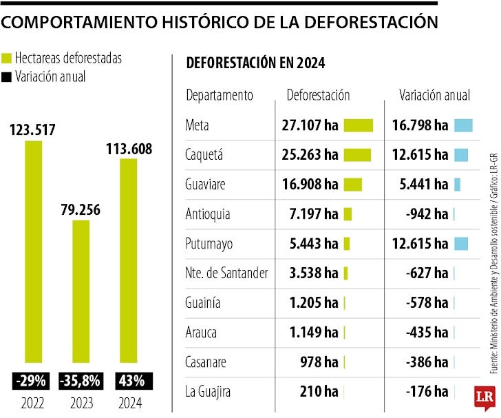 Deforestación en Colombia