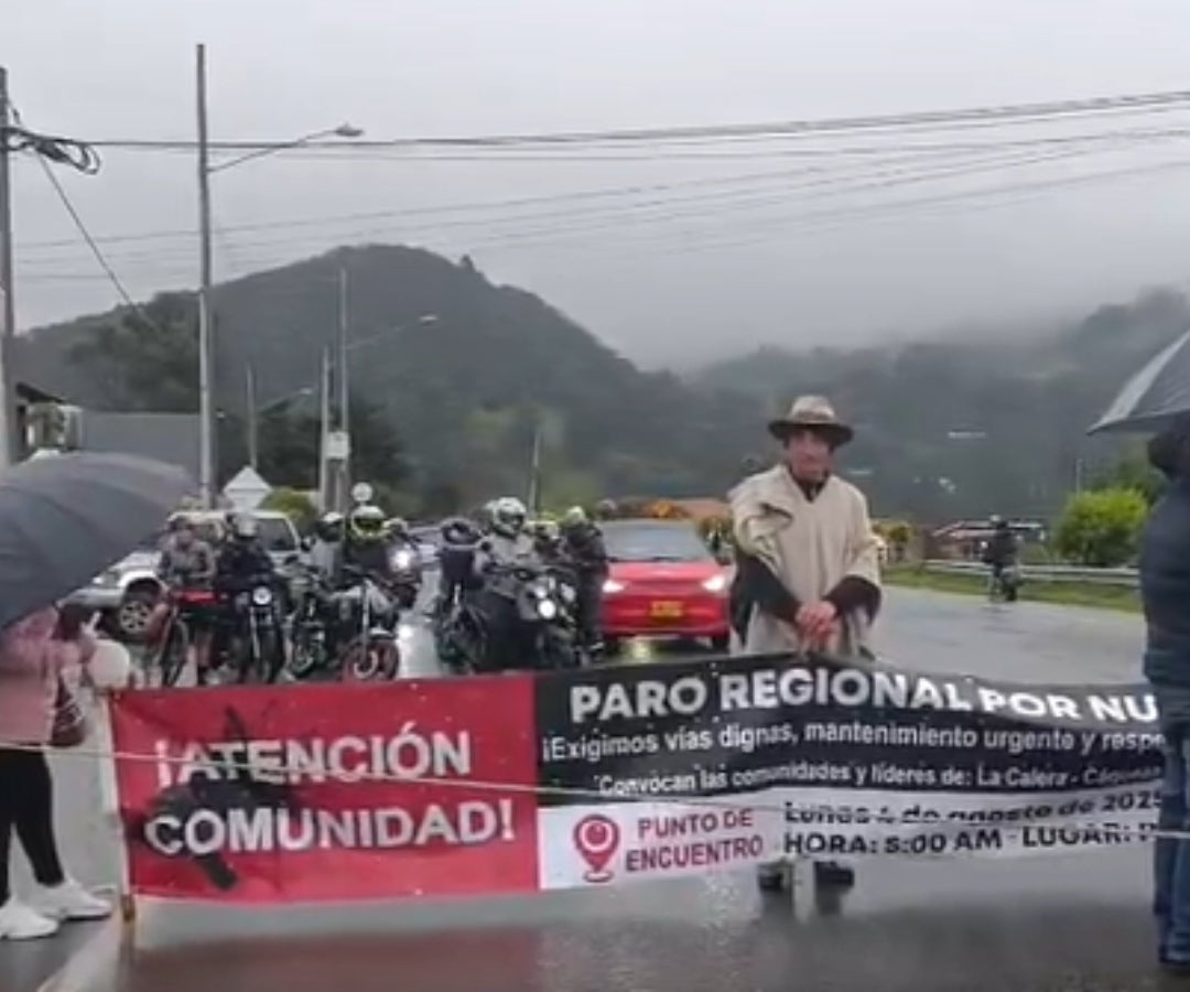 Bloqueos en la Vía La Calera
