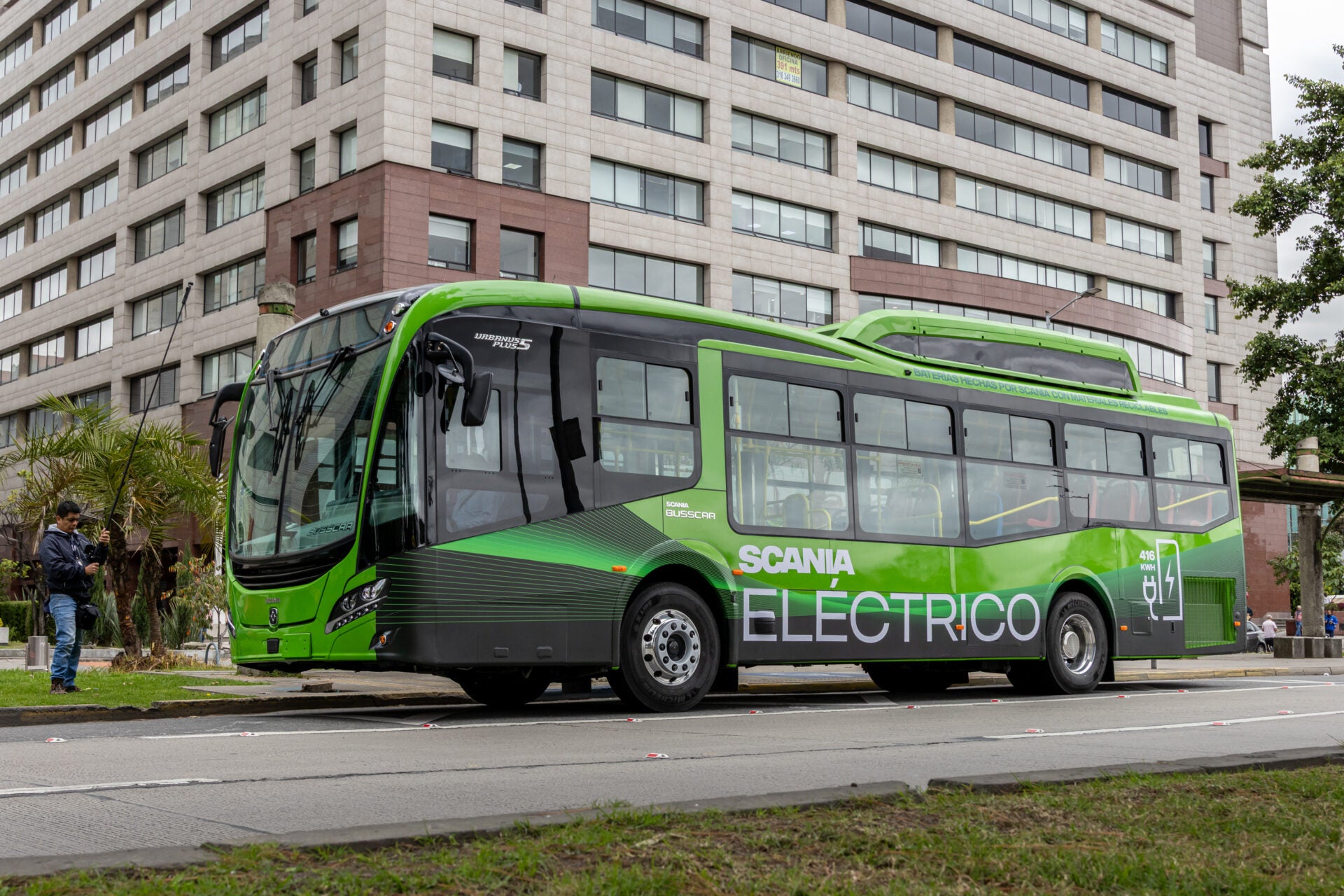 Bus eléctrico de Scania en Colombia