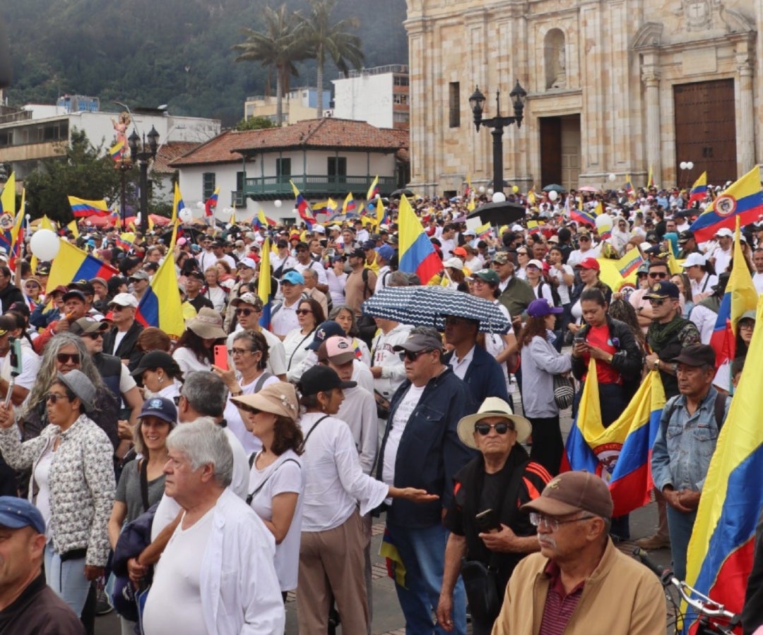 Marchas a favor del expresidente Uribe