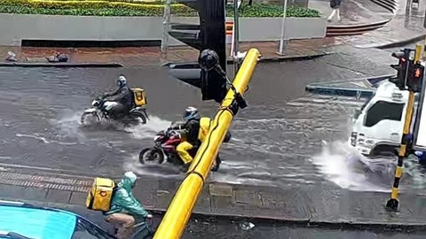 Inundaciones y encharcamientos en Bogotá