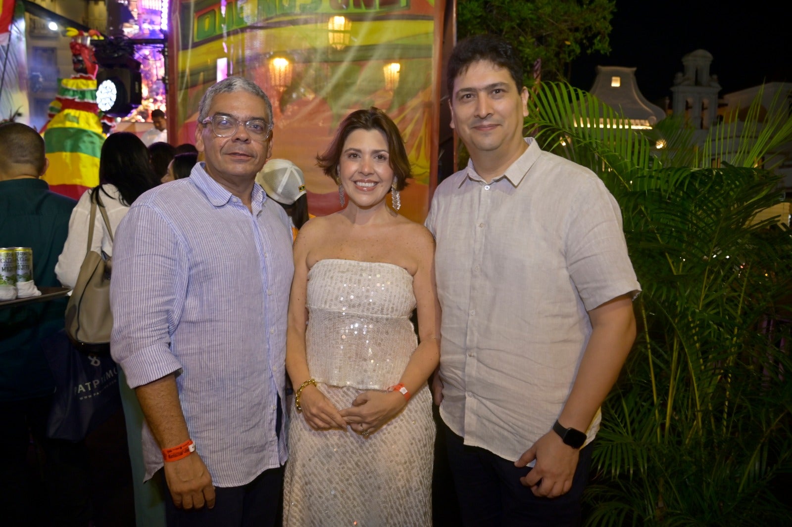 Alonso Herrán, director de Match Group; Diana Mesa, directora de la Fundación Centro Histórico de Cartagena de Indias; y Juan Oliveros, director del Consejo Gremial de Bolívar.