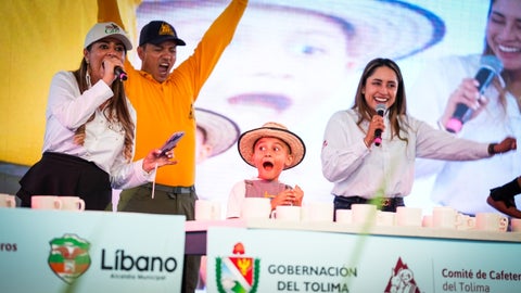 La gobernadora del Tolima, Adriana Magali Matiz Vargas