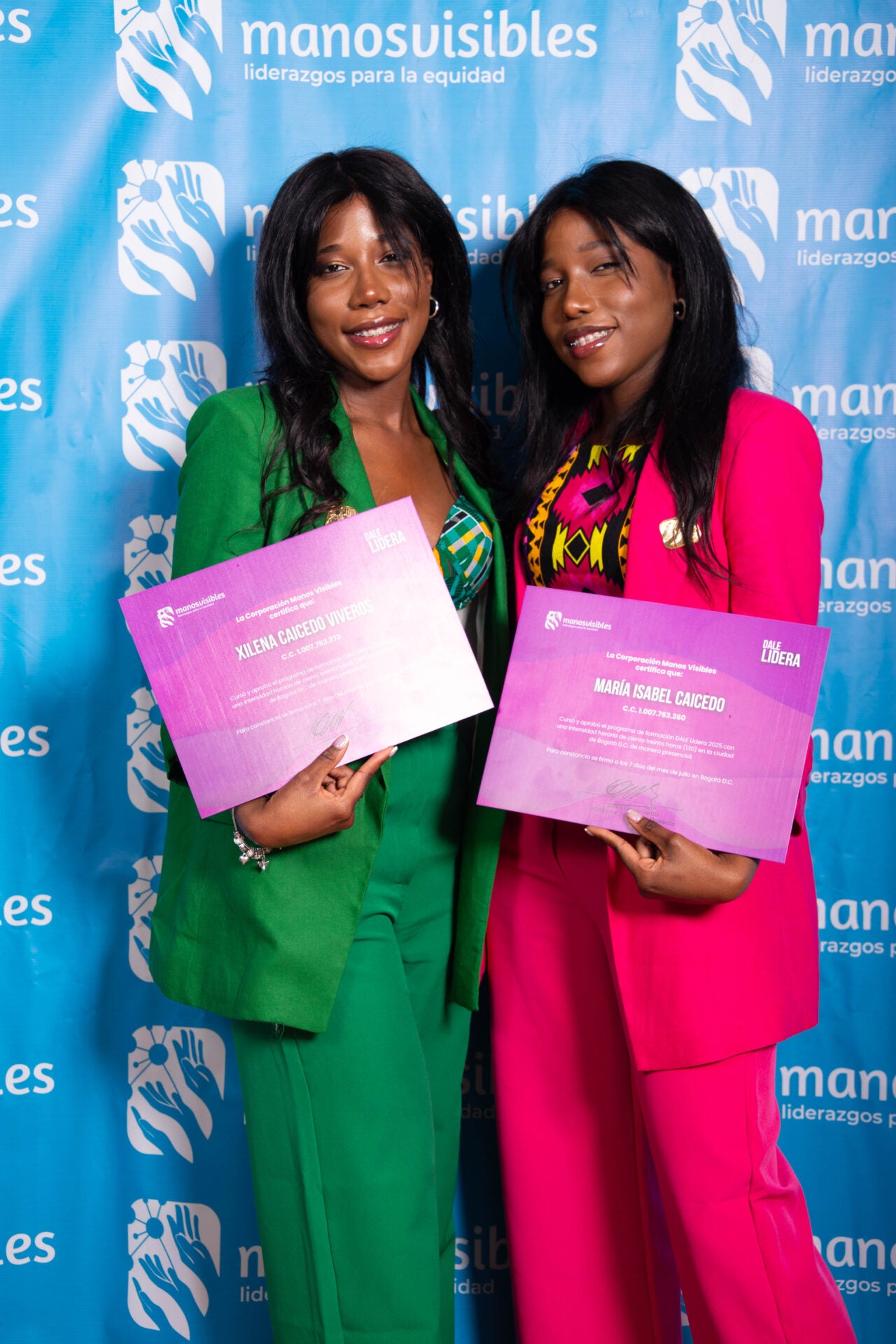 Xilena Caicedo, fonoaudióloga de la Universidad Nacional de Colombia; y María Isabel Caicedo, nutricionista del programa Bien-Estar Alimentario.