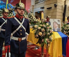 Cámara ardiente Miguel Uribe Turbay Cámara ardiente Miguel Uribe Turbay