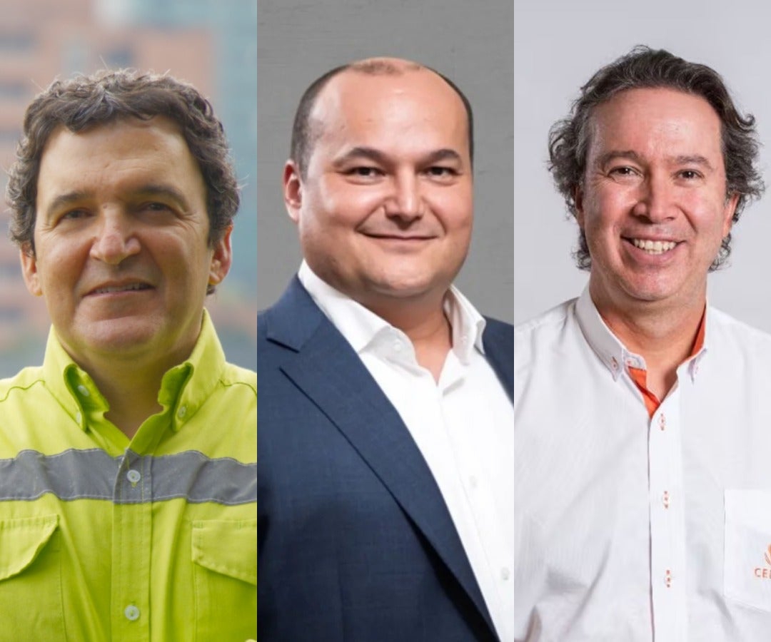 Esteban Calle, Ricardo Sierra y Mauricio Ossa.