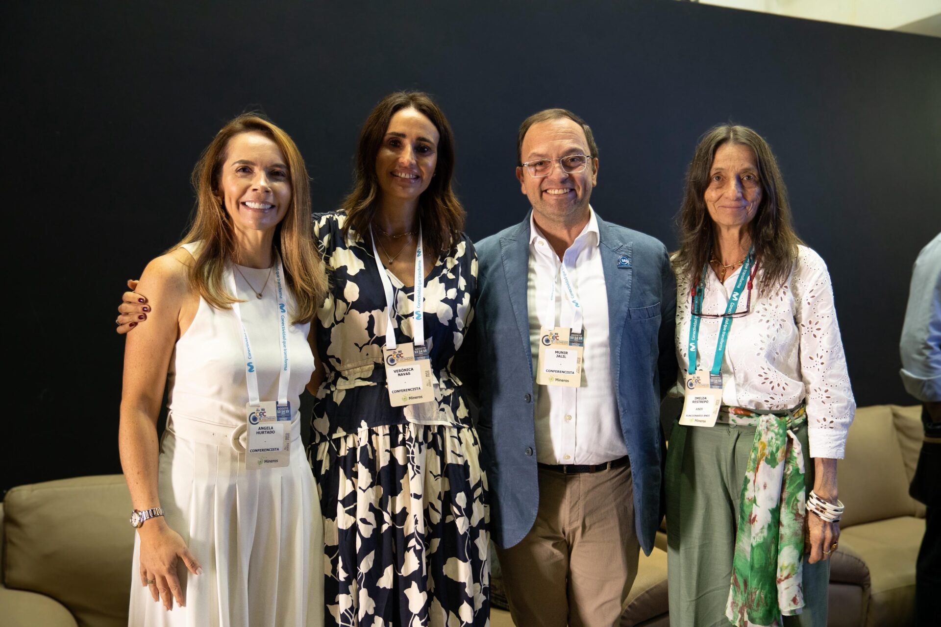 Ángela Hurtado, managing director de JP Morgan Colombia; Verónica Navas , manager de Upstream & Advisory, Munir Jalil, director ejecutivo en BTG Pactual e Imelda Restrepo, VP de Desarrollo Económico de la Andi.