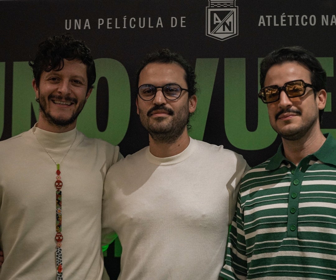Nicolás Ramírez, compositor música original de la película; Mauricio Ríos, productor de la película; y Camilo Ríos, director de la película.