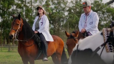 ‘Médicos a caballo’ ha dado atención a 2.000 niños durante los últimos dos años