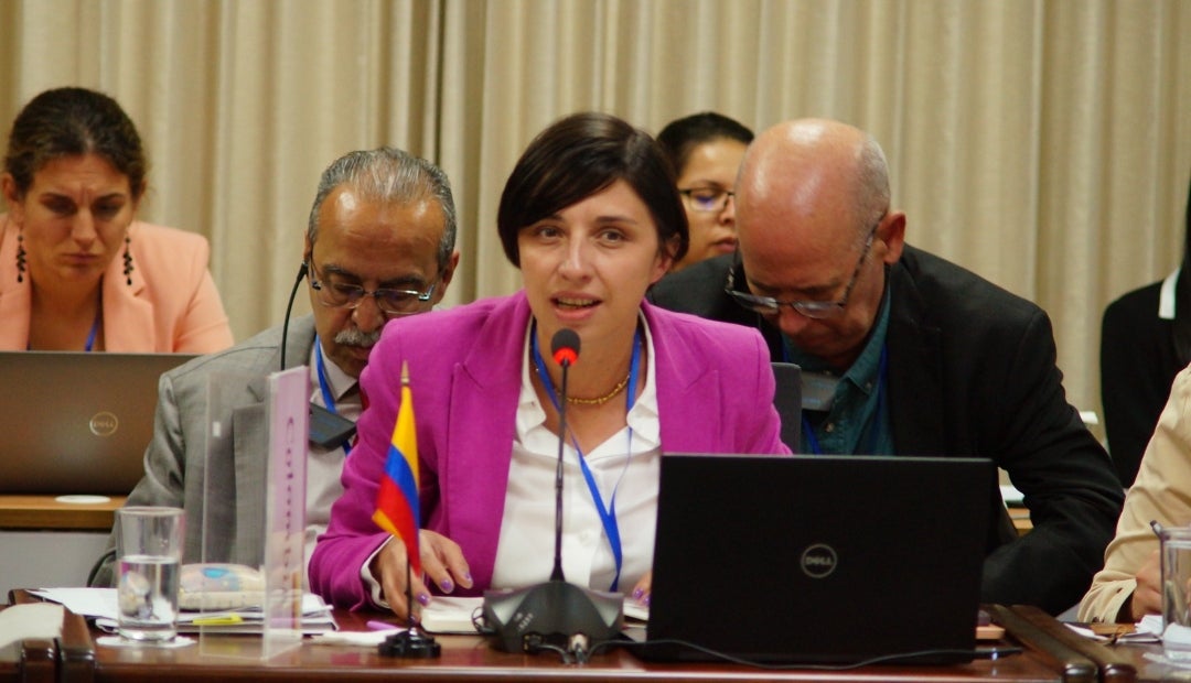 Martha Carvajalino fue una de las asistentes a la reunión de Iica Martha Carvajalino fue una de las asistentes a la reunión de Iica