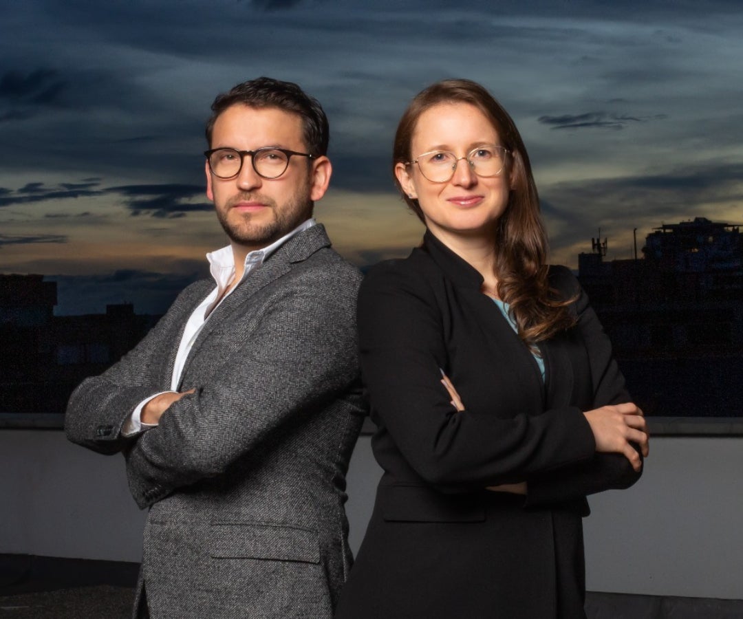 Juan Poveda, director de Viridi para Latinoamérica, y Carolina Obando, country manager de la compañía para Colombia.