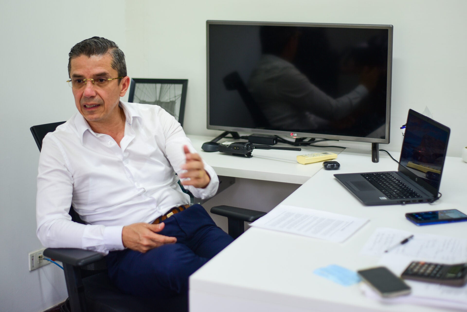 Jhon Jairo Rivera Cardona, gerente del Lake House Resort Country Club & Spa, antes llamado Club de los Andes. Foto: Edwin Rodríguez/LR