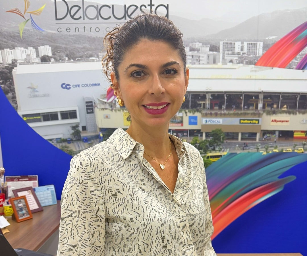 Olga Cecilia Luna, gerente del centro comercial Delacuesta