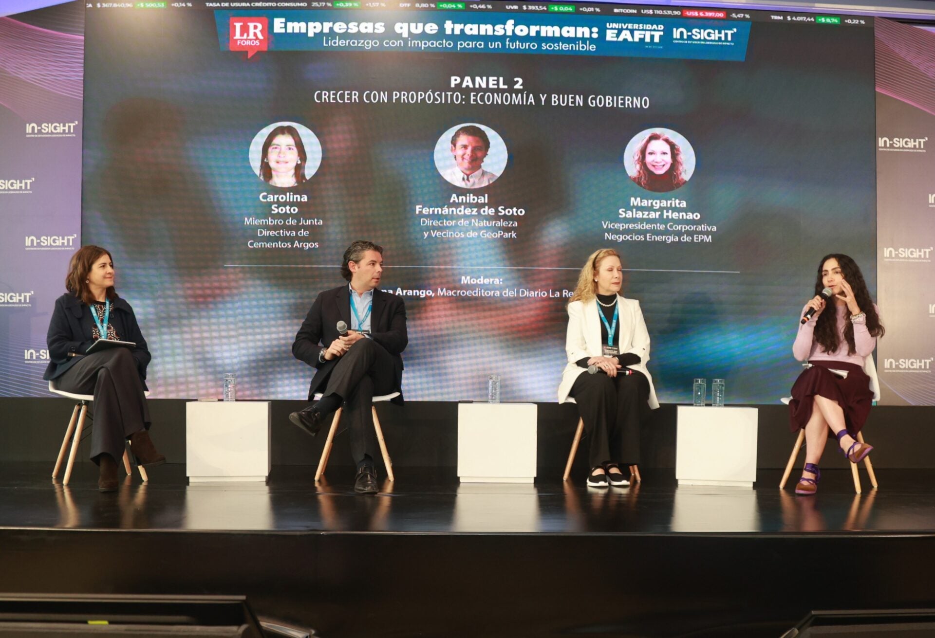 Representantes de sostenibilidad Cementos Argos, GeoPark y EPM compartieron las prácticas que implementan en sus instituciones.