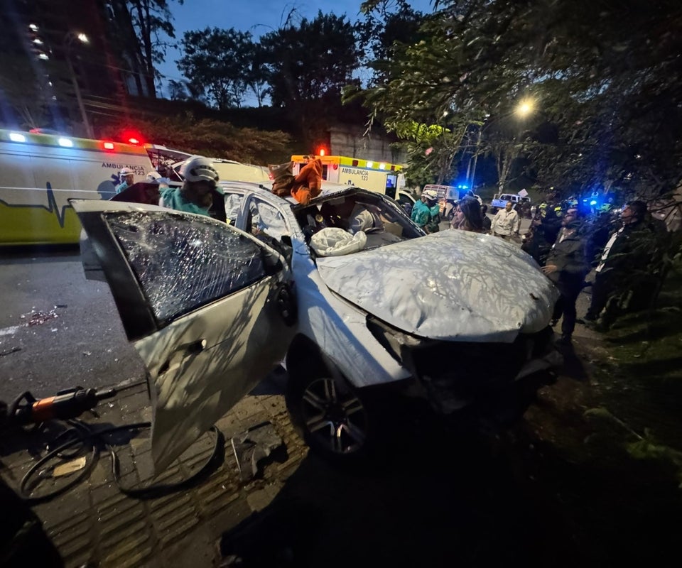 El precandidato presidencial Daniel Palacios sufrió un accidente en Medellín