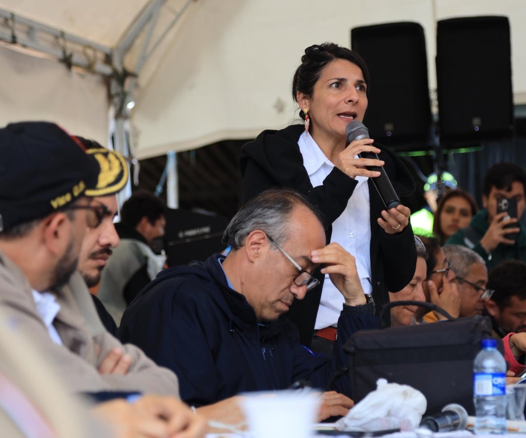 Irene Vélez, ministra de ambiente y directora de la Anla