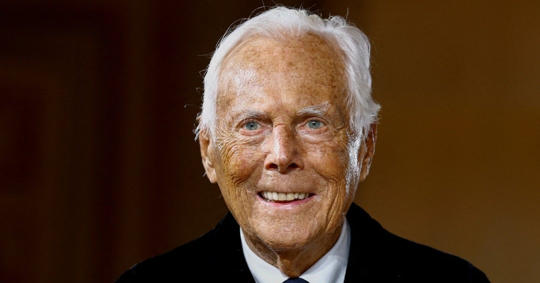 Giorgio Armani ve la sucesión como un "traspaso gradual" de responsabilidades