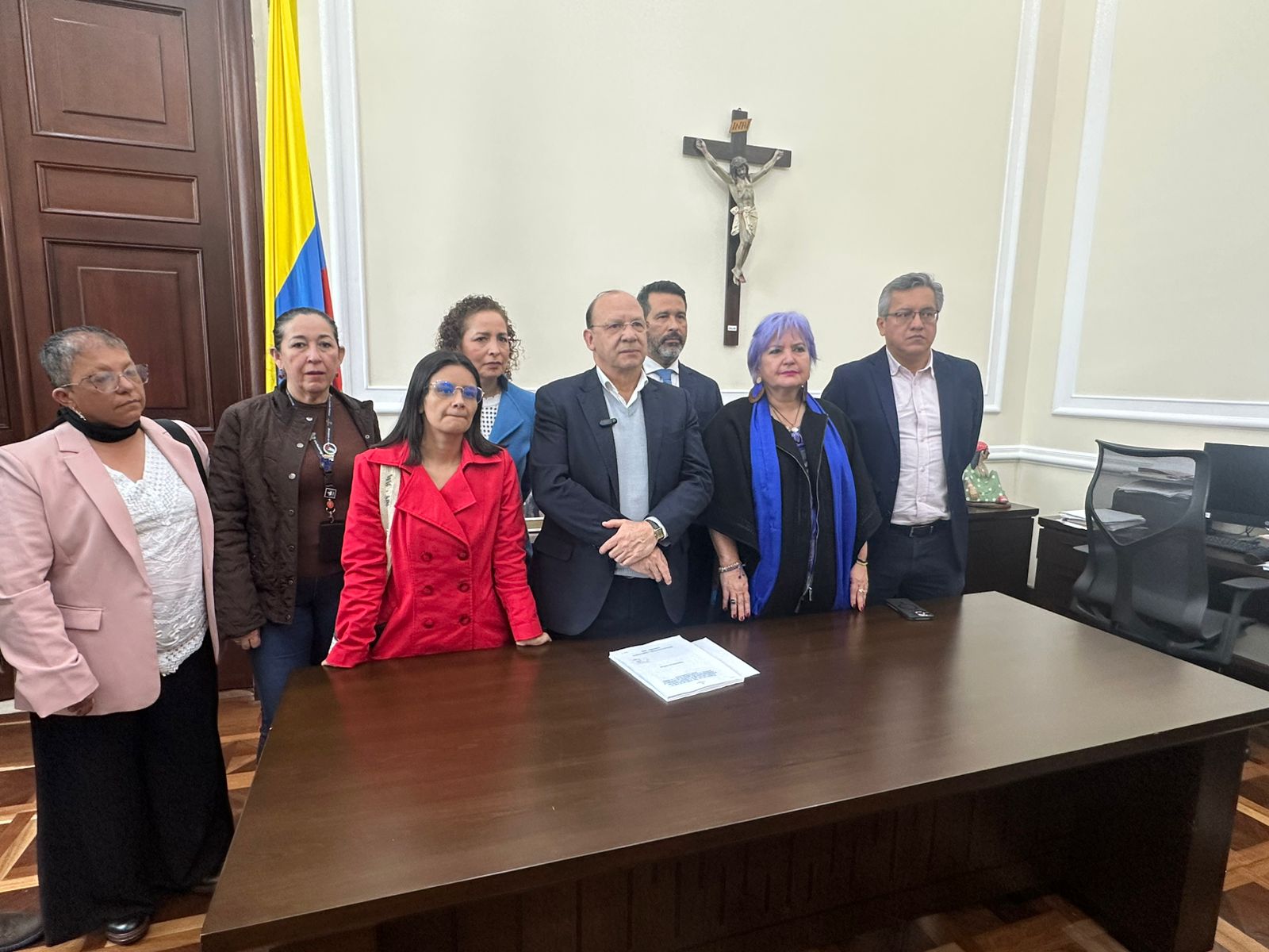 El ministro de Hacienda, Germán Ávila, señaló que la iniciativa hace parte del "Pacto fiscal"/Alejandro Correa-LR