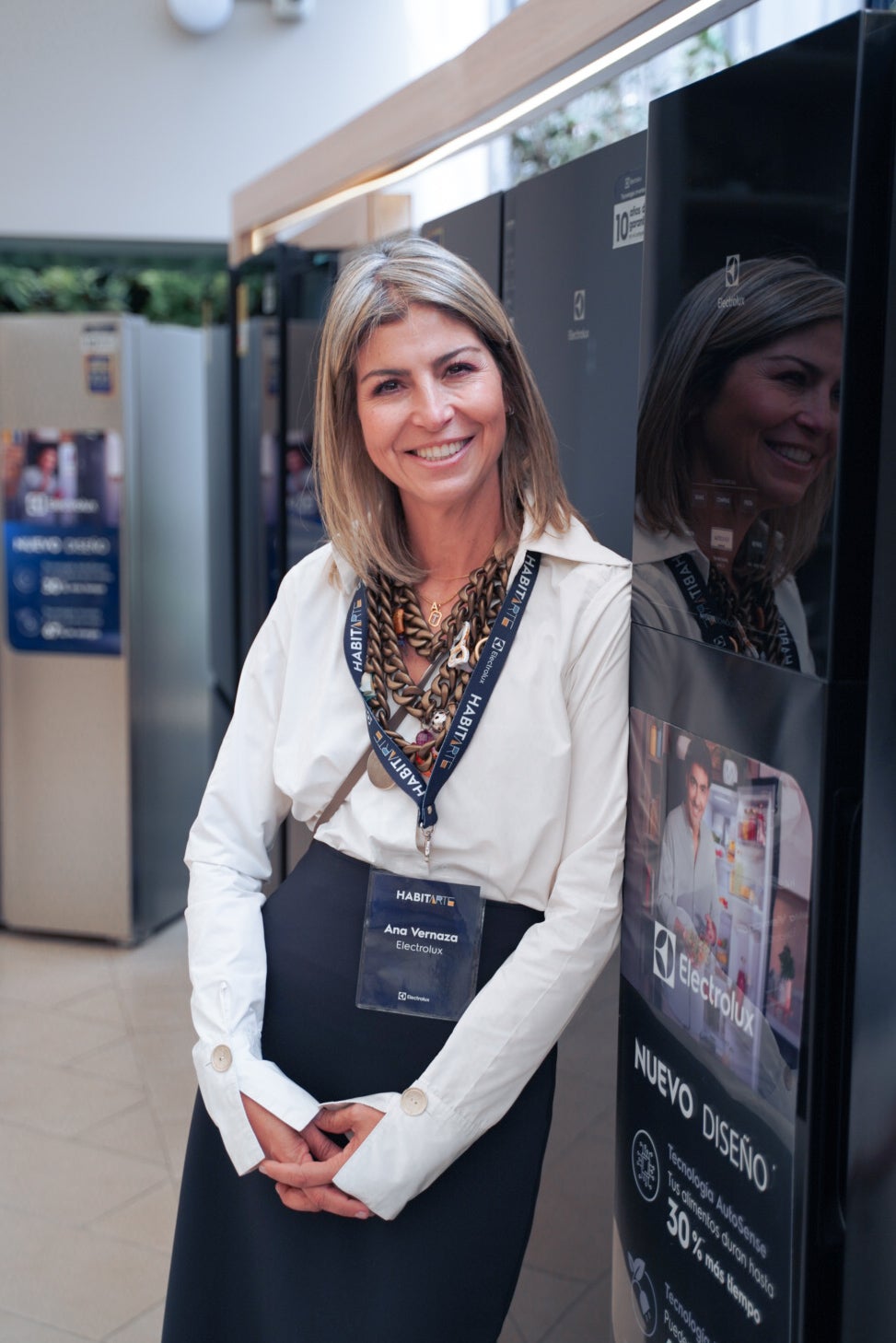 Ana Vernaza, gerente general para la región Andina de Electrolux