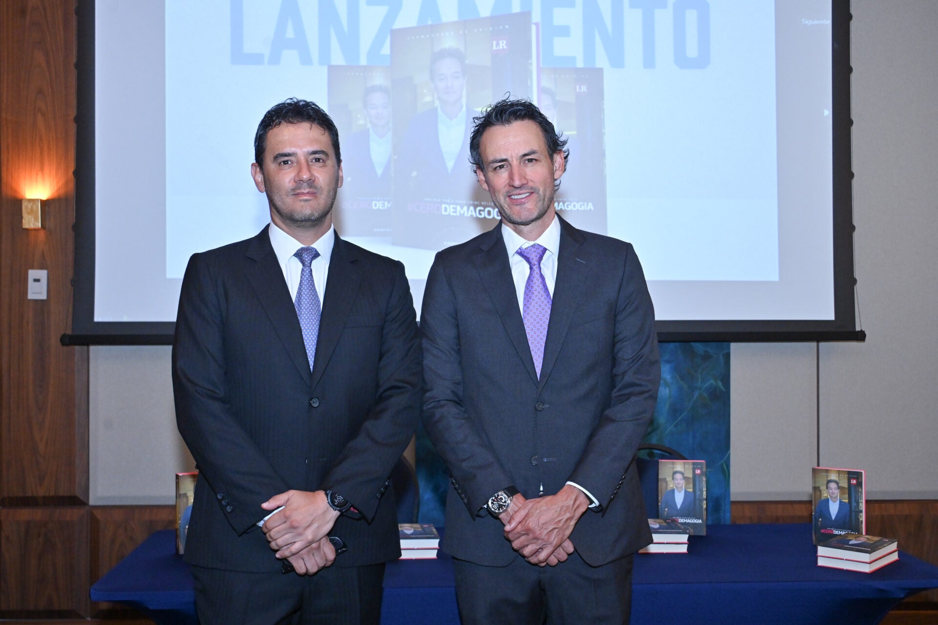 Andrés Pardo, exviceministro de Hacienda; y Javier Ropero, gerente de Credialianza.