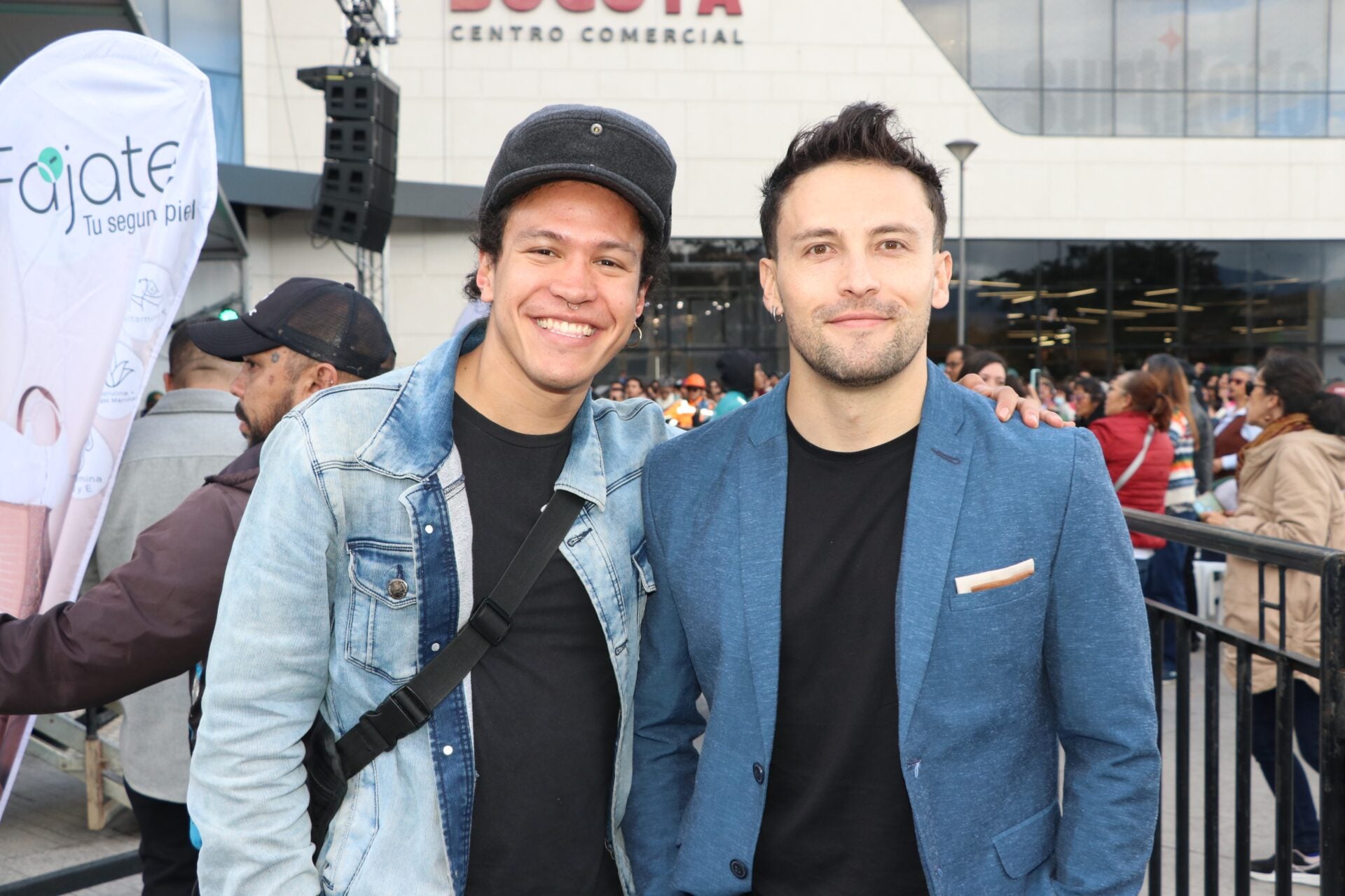 Diego Barón y Lugo Duarte, actores y creadores de contenido.