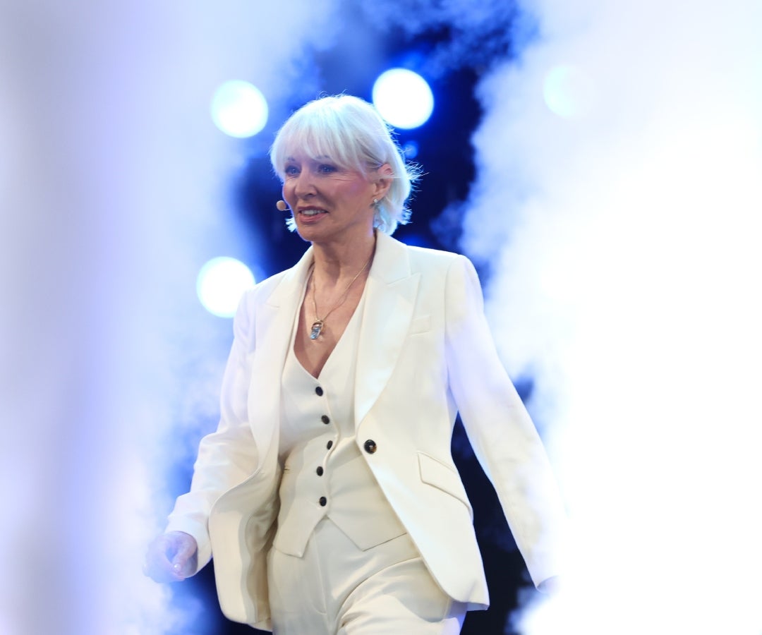 Nadine Dorries, exministra del gabinete conservador de Boris Johnson