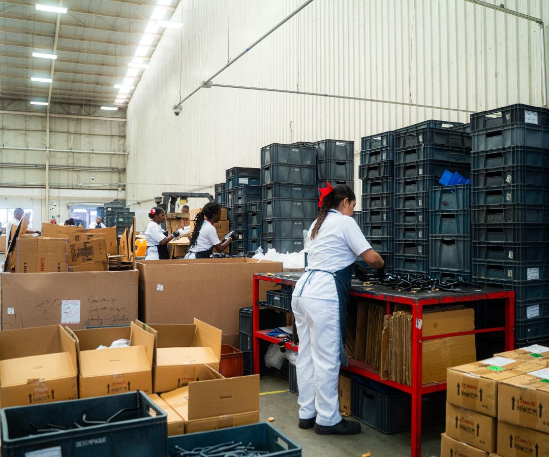 98% de los residuos que se producen se aprovechan como materia prima.