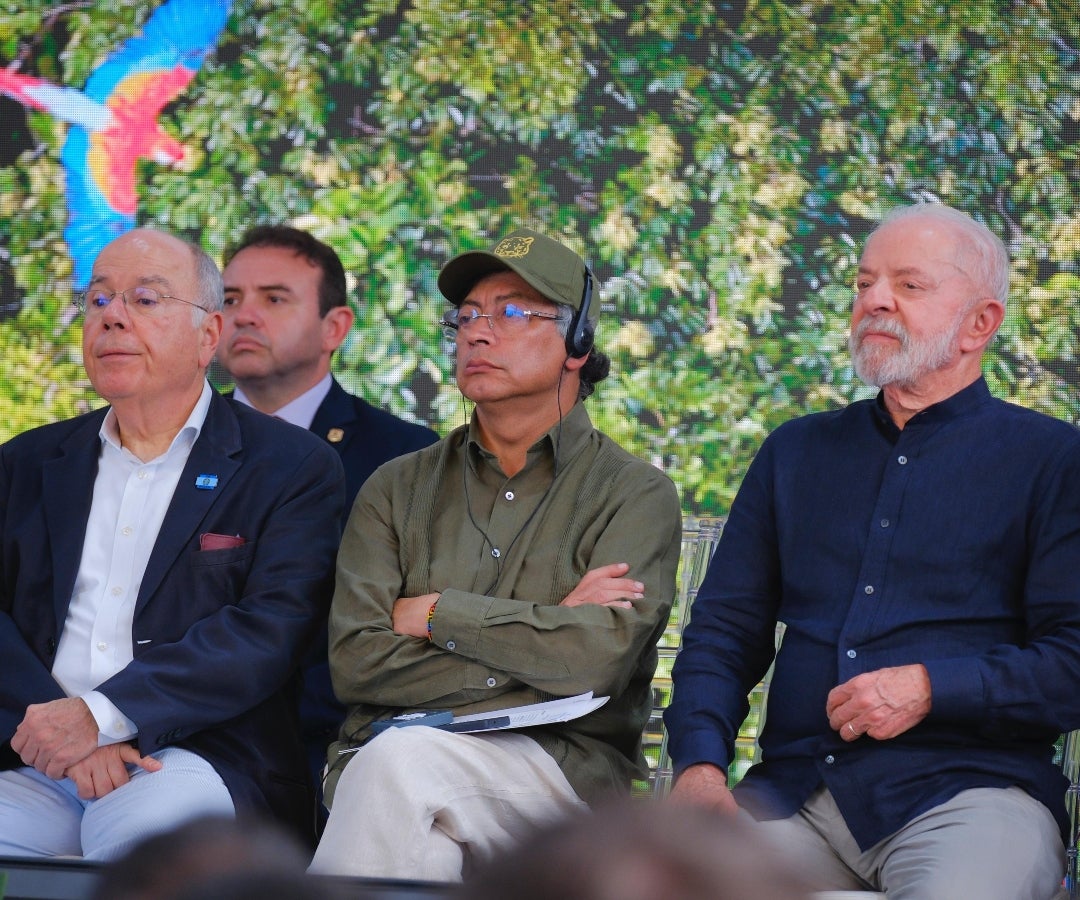 Gustavo Petro asiste a la inauguración del Ccpi en Manaos