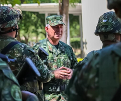 Luis Emilio Cardozo Santamaría, comandante del Ejército Nacional