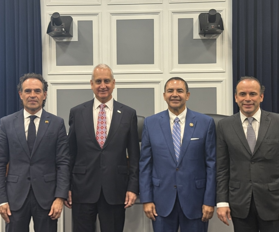 Federico Gutiérrez, Mario Díaz-Balart, Henry Cuellar y Alejandro Eder
