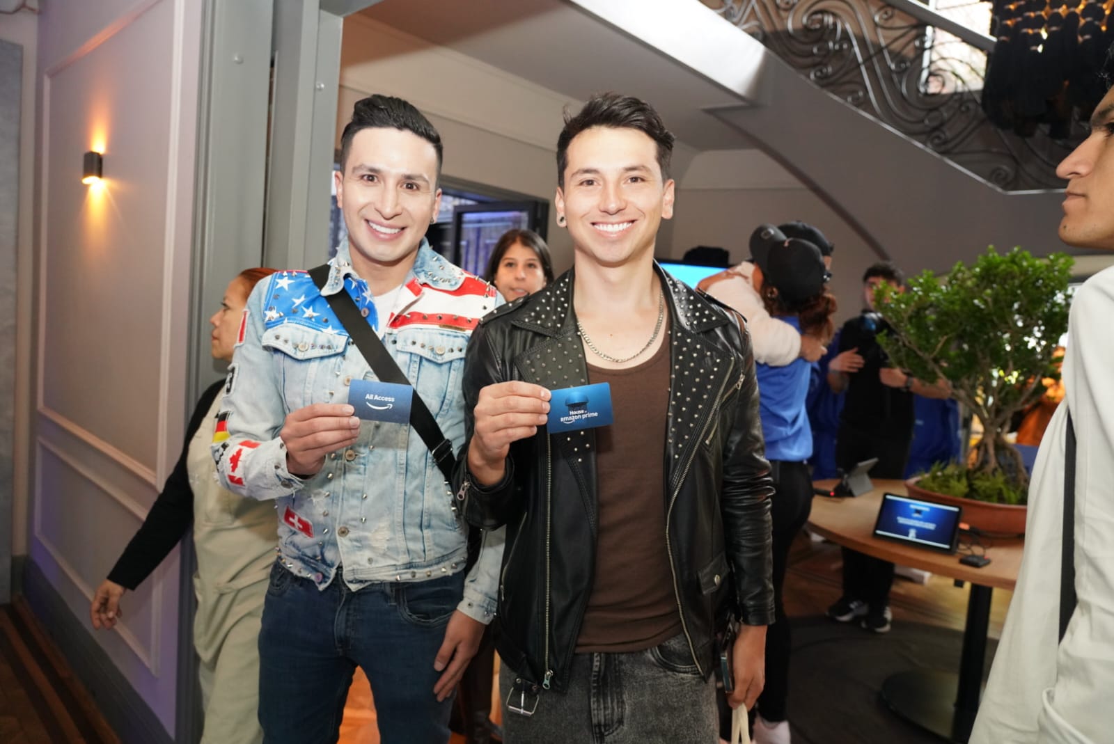 Diego Moreno y Juan Colmenares, entre los asistentes al evento.