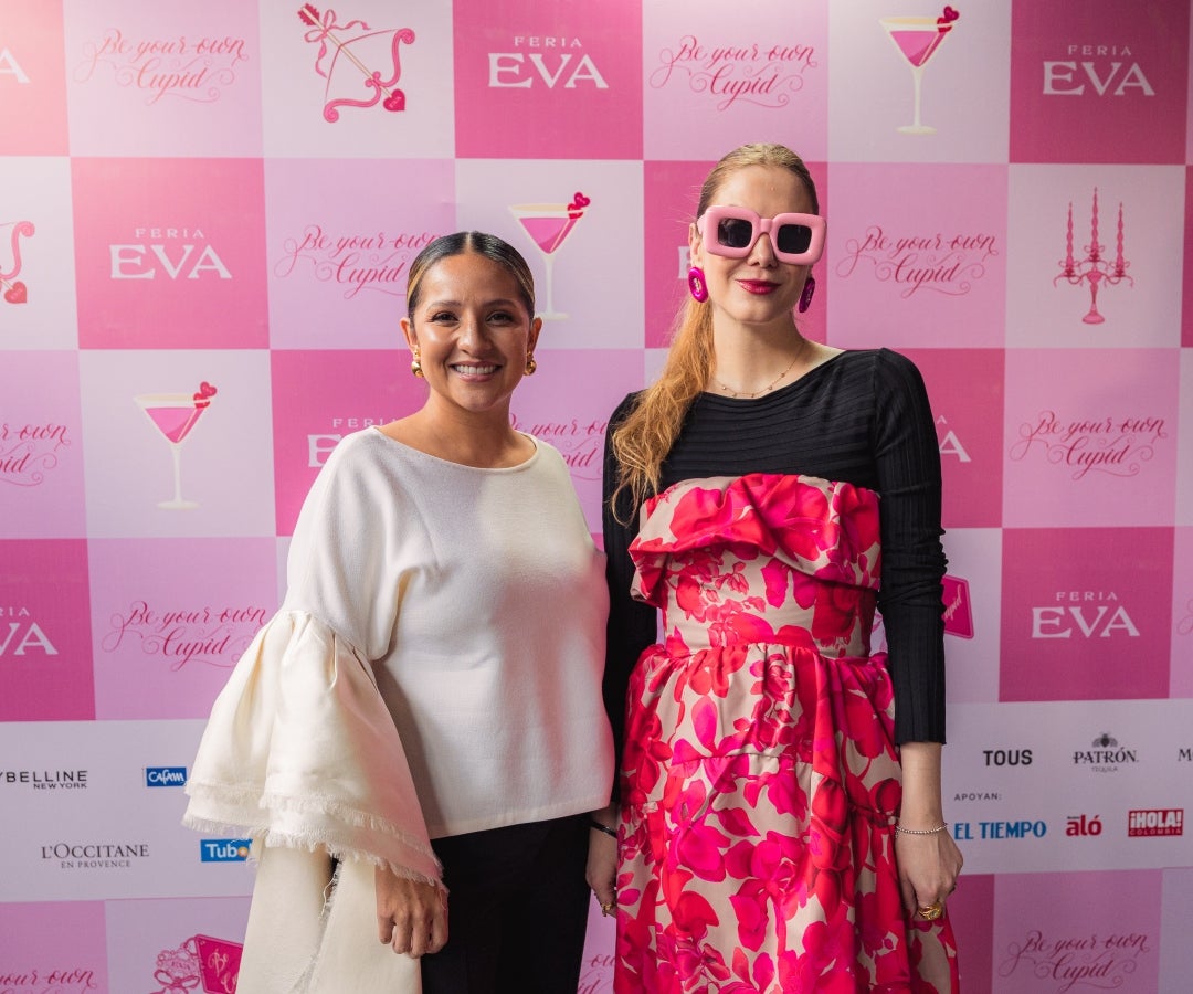 Ana María Gómez, directora de la Feria EVA; y Eleonora Morales, CEO y fundadora de Luxe by EM Luxeby.